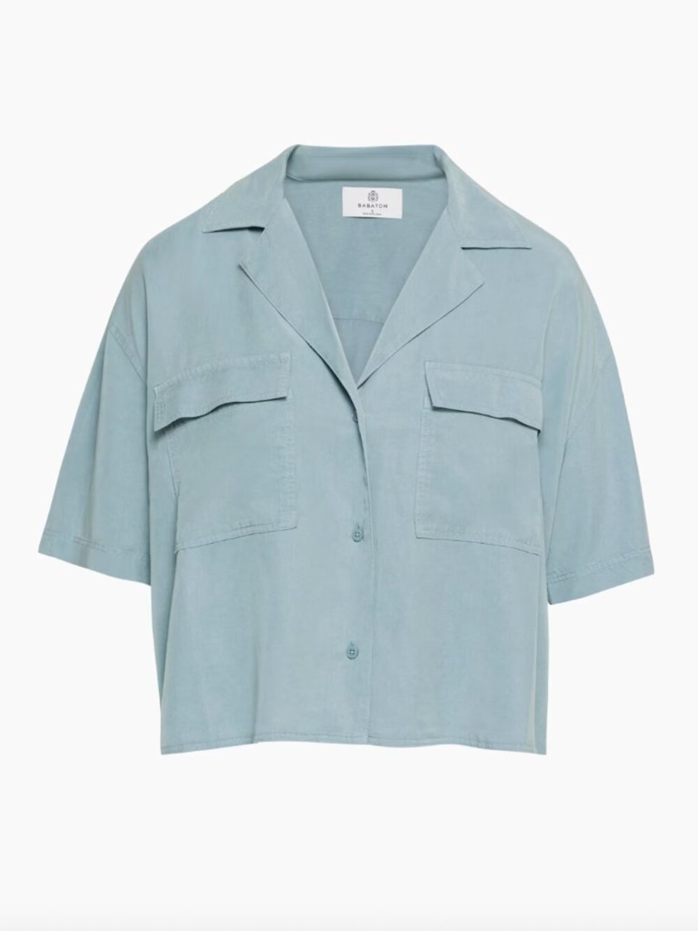 Aritzia Babaton Tencel Drape Dottie Shirt - Small